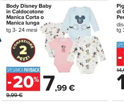 Body Disney Baby in caldocotone