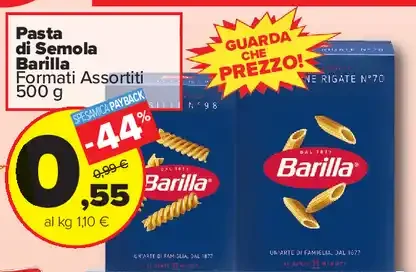 Pasta di semola Barilla
