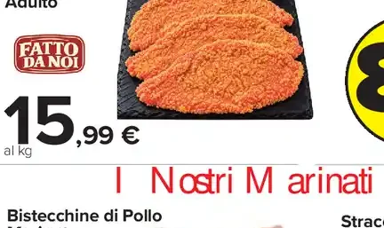 Cotoletta di bovino adulto