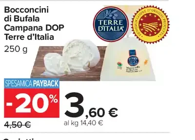 Bocconcini di bufala campana DOP
