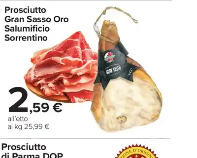 Prosciutto Gran Sasso Oro Salumificio Sorrentino