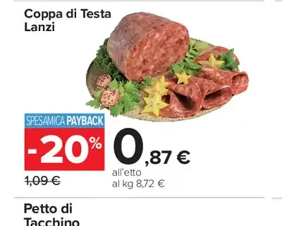Coppa di testa Lanzi