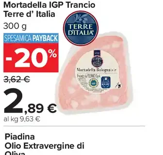 Mortadella IGP trancio Terre d’Italia