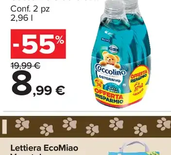 Detersivo lavatrice Coccolino