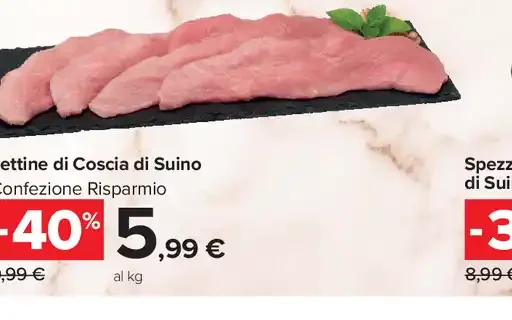 Fettine di Coscia di Suino