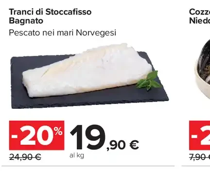 Tranci di Stoccafisso Bagnato