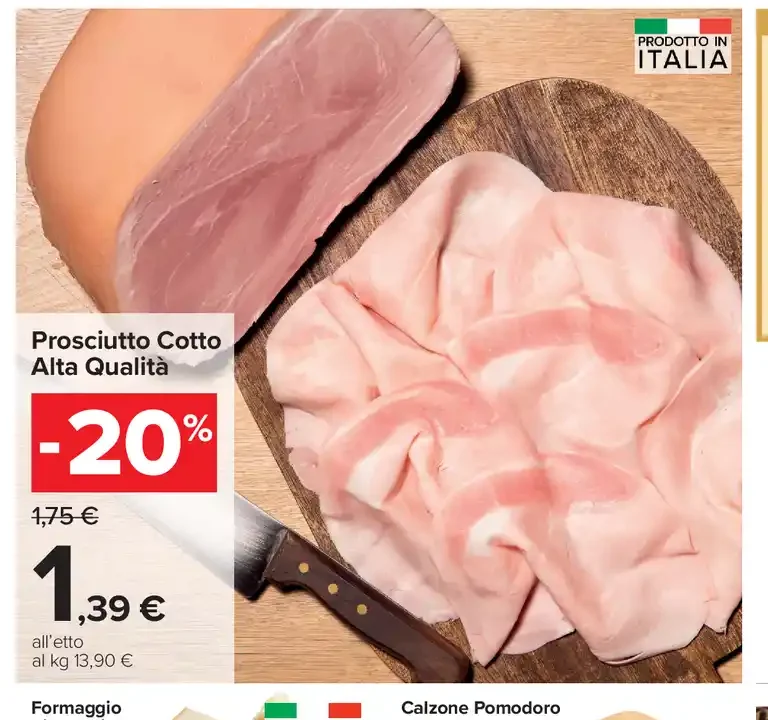 Prosciutto Cotto Alta Qualità
