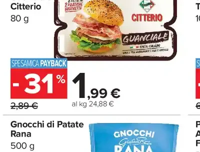 Vaschetta Guanciale Citterio