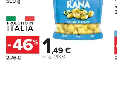 Gnocchi di Patate Rana