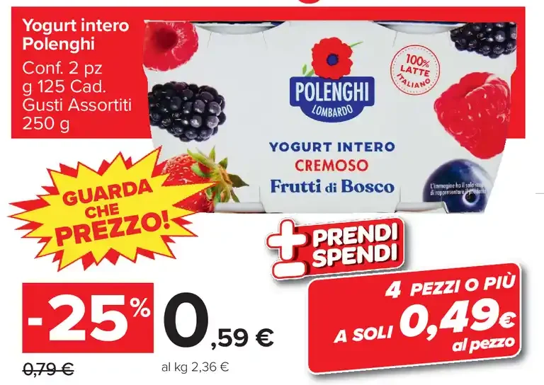 Yogurt intero Polenghi
