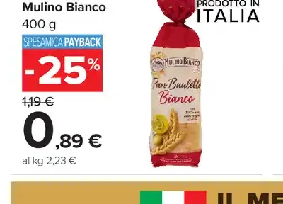 Pan Bauletto Bianco Mulino Bianco