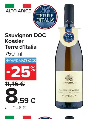 Sauvignon DOC Kossler Terre d’Italia