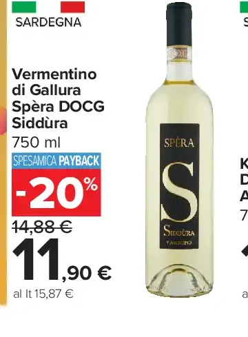 Vermentino di Gallura DOCG Spera Siddùra