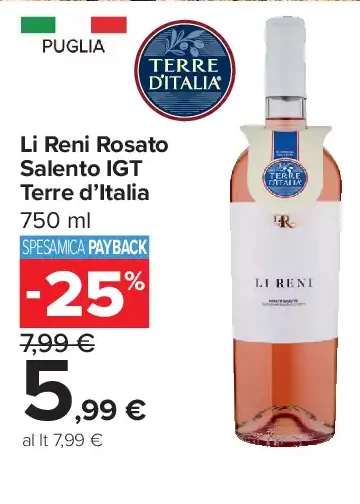 Li Reni Rosato Salento IGT Terre d’Italia