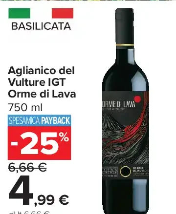 Aglianico del Vulture IGT Orme di Lava