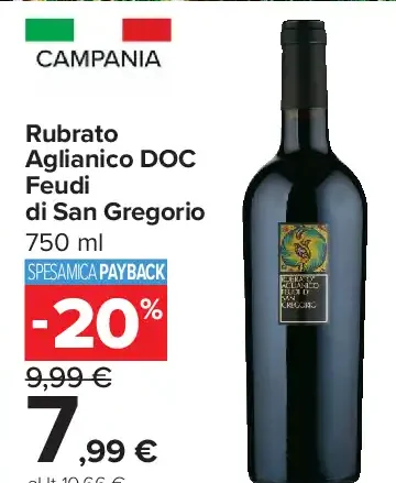 Rubrato Aglianico DOC Feudi di San Gregorio