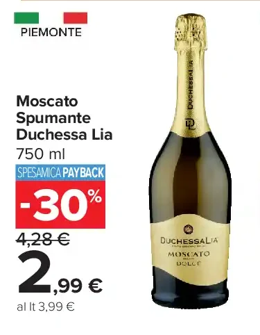 Moscato Spumante Duchessa Lia