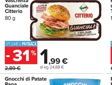 Vaschetta Guanciale Citterio