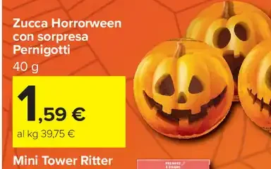 Zucca Horrorween con sorpresa Pernigotti