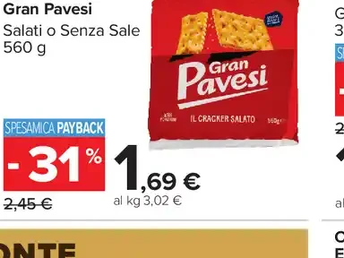 Crackers Gran Pavesi