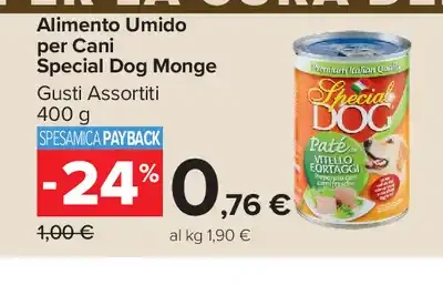 Alimento Umido per Cani Special Dog Monge