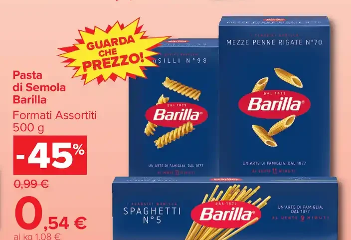 Pasta di semola Barilla
