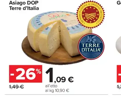 Asiago DOP Terre d'Italia