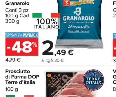 Mozzarella 100% Latte Italiano Granarolo