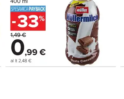Müllermilch Zero Gusto Cioccolato