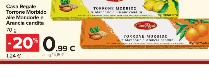 Torrone morbido Casa Regale
