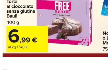 Torta al cioccolato senza glutine Bauli