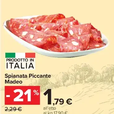 Spianata Piccante Madeo
