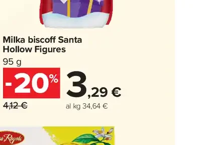 Milka Biscoff Santa Hollow Figures