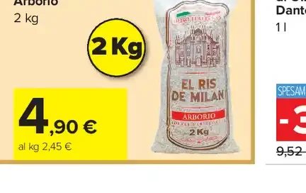 Riso Arborio El Ris de Milan