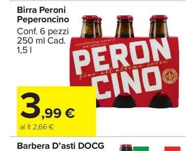 Birra Peroni Peperoncino