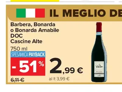 Barbera, Bonarda o Bonarda Amabile DOC Cascine Alte