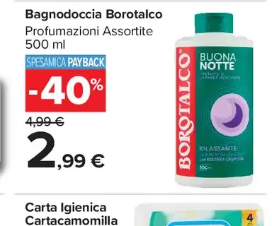 Bagnodoccia Borotalco