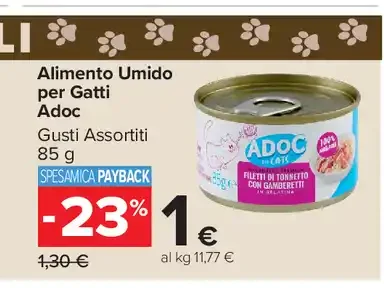 Alimento Umido per Gatti Adoc
