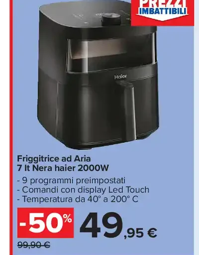 Friggitrice ad Aria Haier