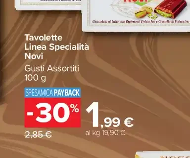 Tavolette Linea Specialità Novi