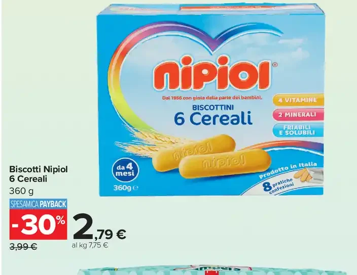 Biscotti 6 Cereali Nipio
