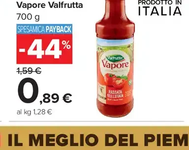 Passata Vellutata Vapore Valfrutta