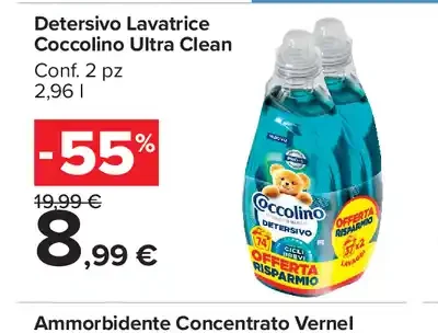 Detersivo Lavatrice Coccolino Ultra Clean