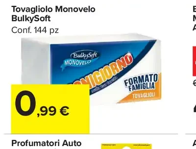 Tovagliolo Monovelo BulkySoft