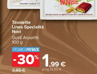 Tavolette Linea Specialità Novi