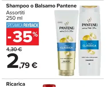 Shampoo o Balsamo Pantene