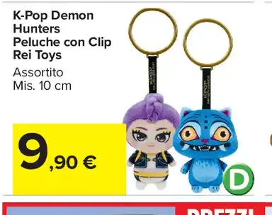 K-Pop Demon Hunters Peluche con Clip Rei Toy
