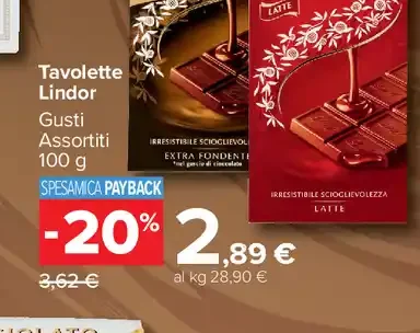 Tavolette Lindor