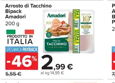 Arrosto di tacchino Bipack Amadori