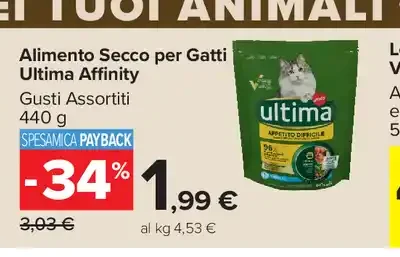 Alimento Secco per Gatti Ultima Affinity